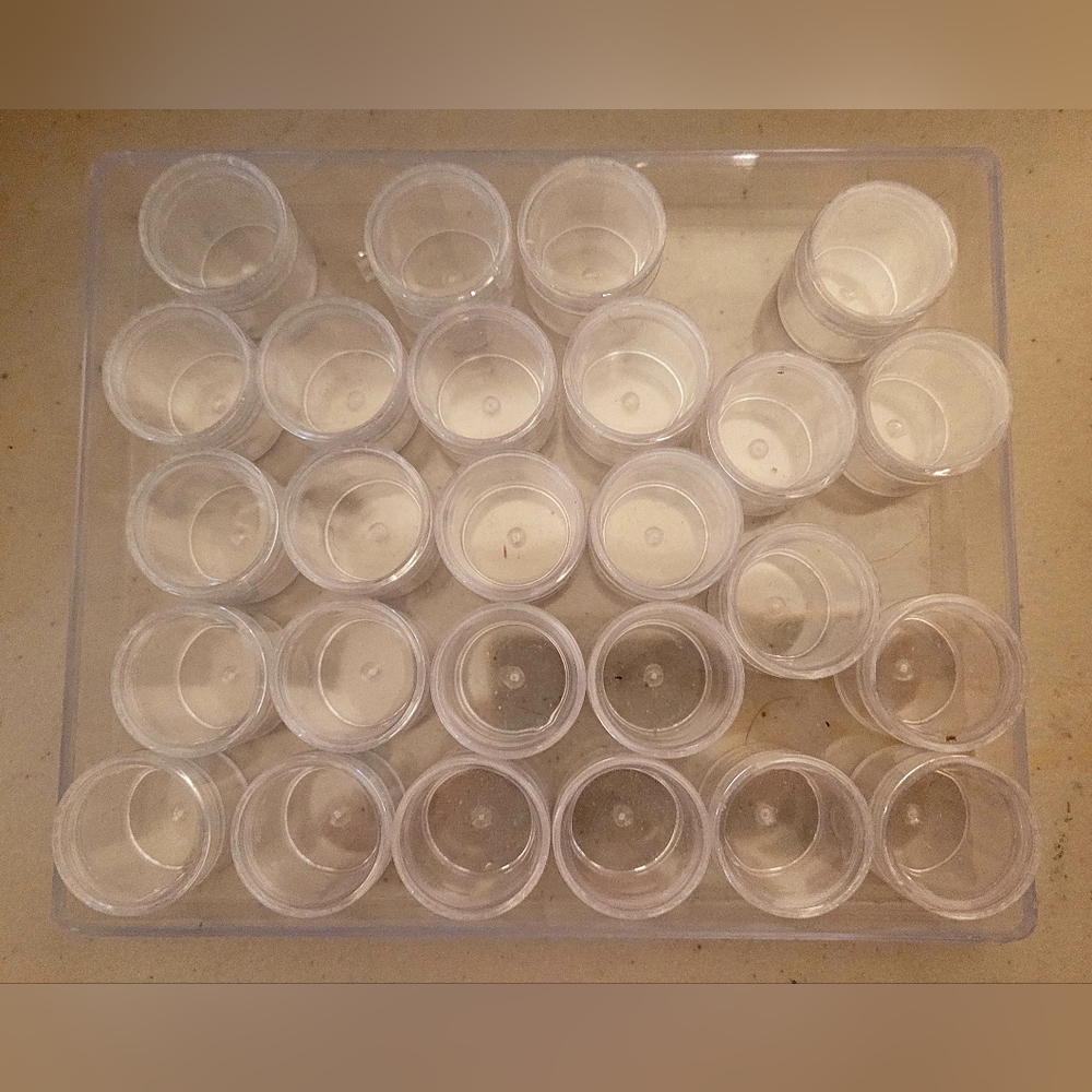 Diamond Art Drill containers.